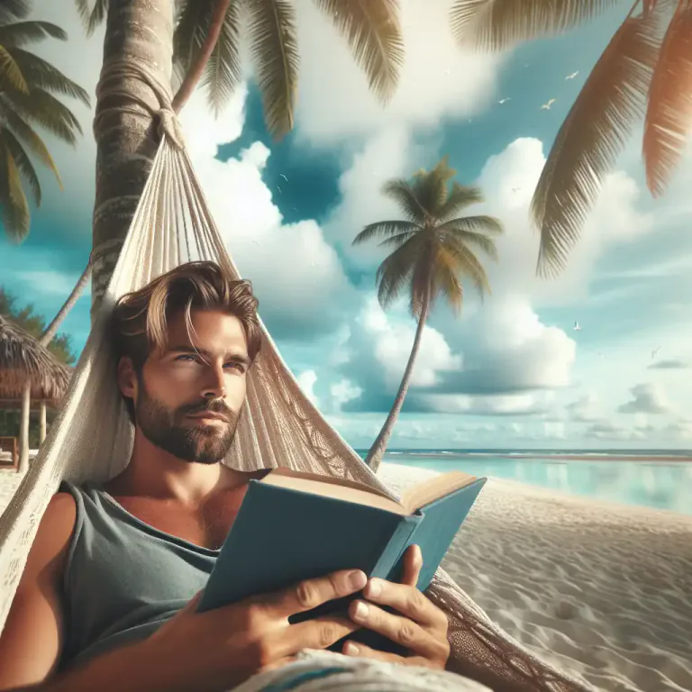 Visual representation of "relax" - To become more casual or settled in a situation