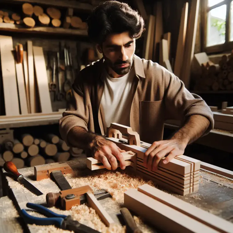 Visual representation of "template" - A plate or guide, often with grooves or slots, used in carpentry and other manual trades to shape or cut a specific form into a piece of wood or other material.
