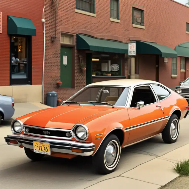 Visual representation of "pinto" - A subcompact car that was manufactured and marketed by Ford from 1971 to 1980.