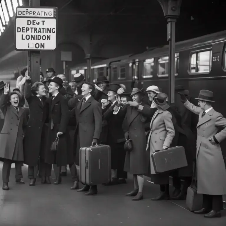 Visual representation of "depart from" - To leave a place or begin a journey