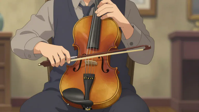 Visual representation of "viol" - An old musical instrument similar to a violin, but played while held on or between the knees