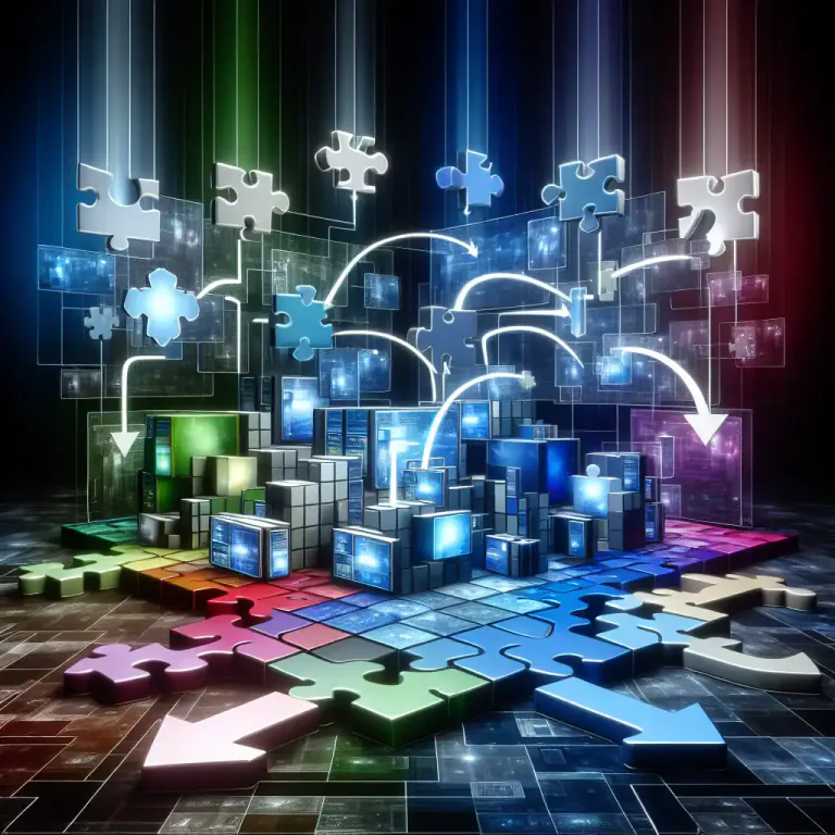 Visual representation of "blackboard" - In computing, a shared space in memory where different programs can read and write data.