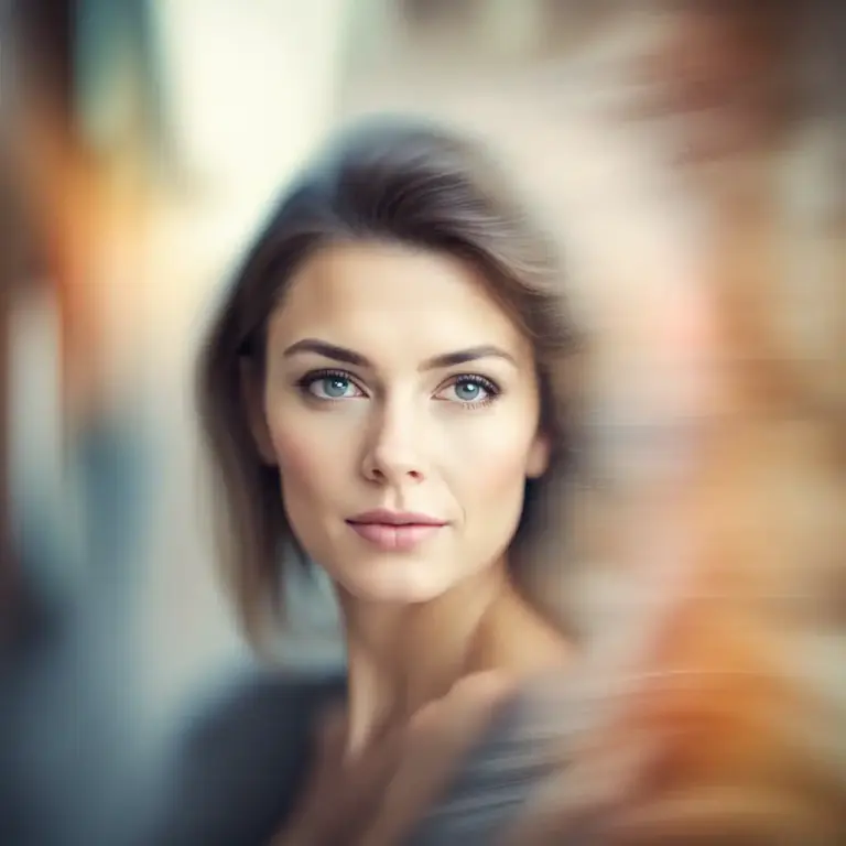 Visual representation of "vignette" - A small illustration or portrait photograph which fades into its background without a definite border