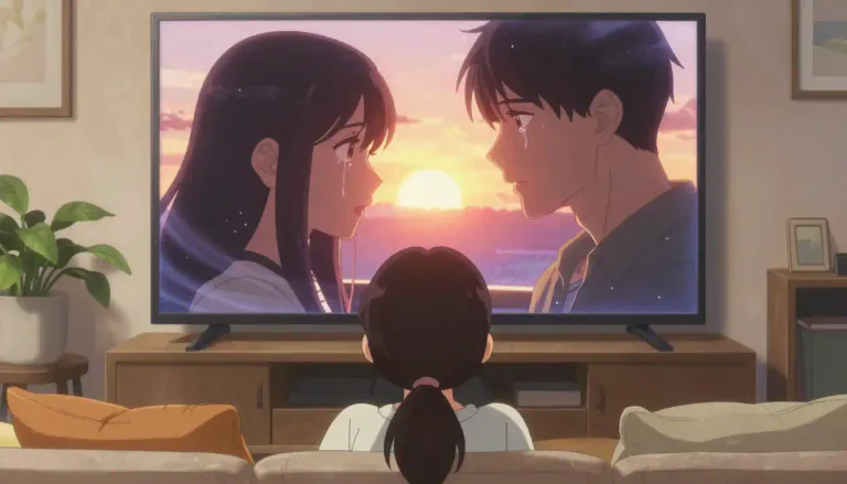 Visual representation of "telenovela" - A telenovela is a type of melodramatic television series, often produced in Latin America, characterized by serialized storytelling and containing romantic themes.