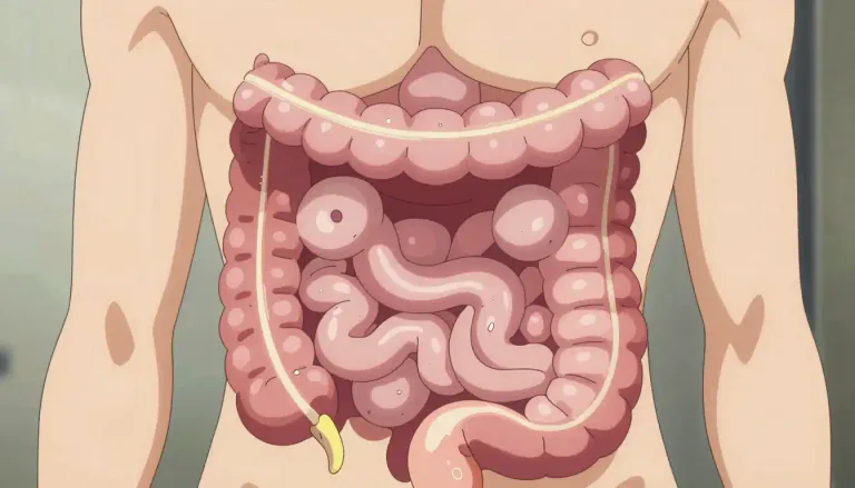 Visual representation of "intussusception" - Intussusception is a medical condition where a part of the intestine telescopes into an adjacent segment, causing a blockage.