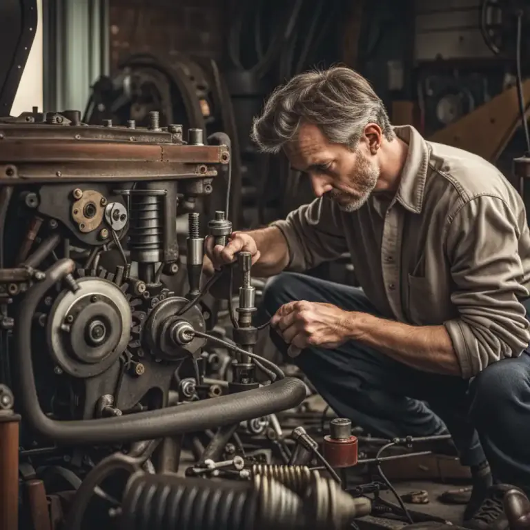 Visual representation of "vamp" - To fix or repair something, usually in a hasty and improvised way