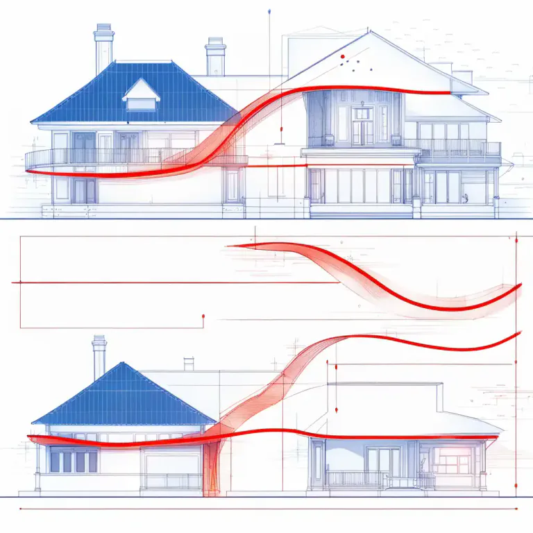 Visual representation of "depart from" - To deviate or stray away from a set plan or standard