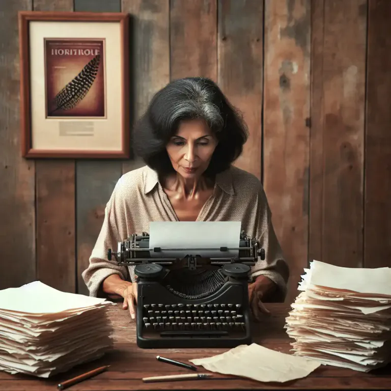 Visual representation of "authorship" - The job or profession of writing