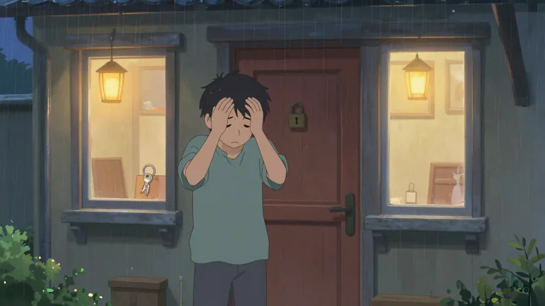 Visual representation of "woe is me!" - An expression of great sorrow or distress