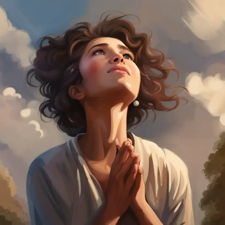 Visual representation of "to God/goodness/Heaven" - Used to express a strong wish or hope