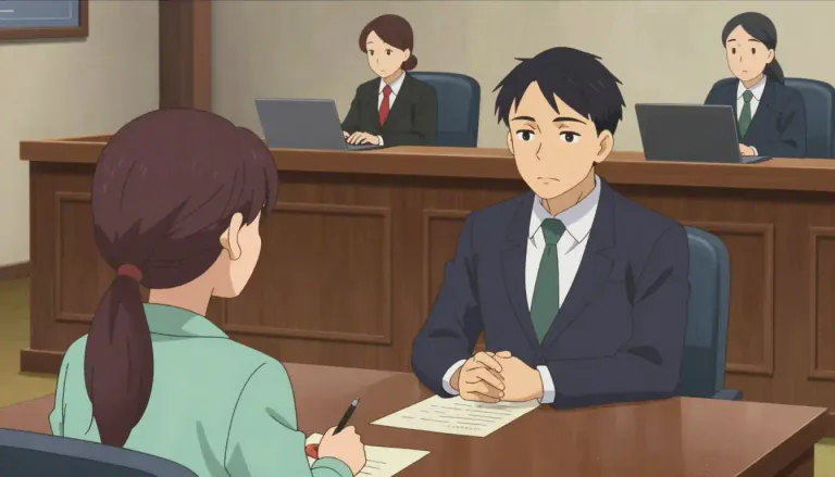 Visual representation of "deposition" - A formal statement, sometimes in writing, of what a person saw, said, or did, given in a law setting