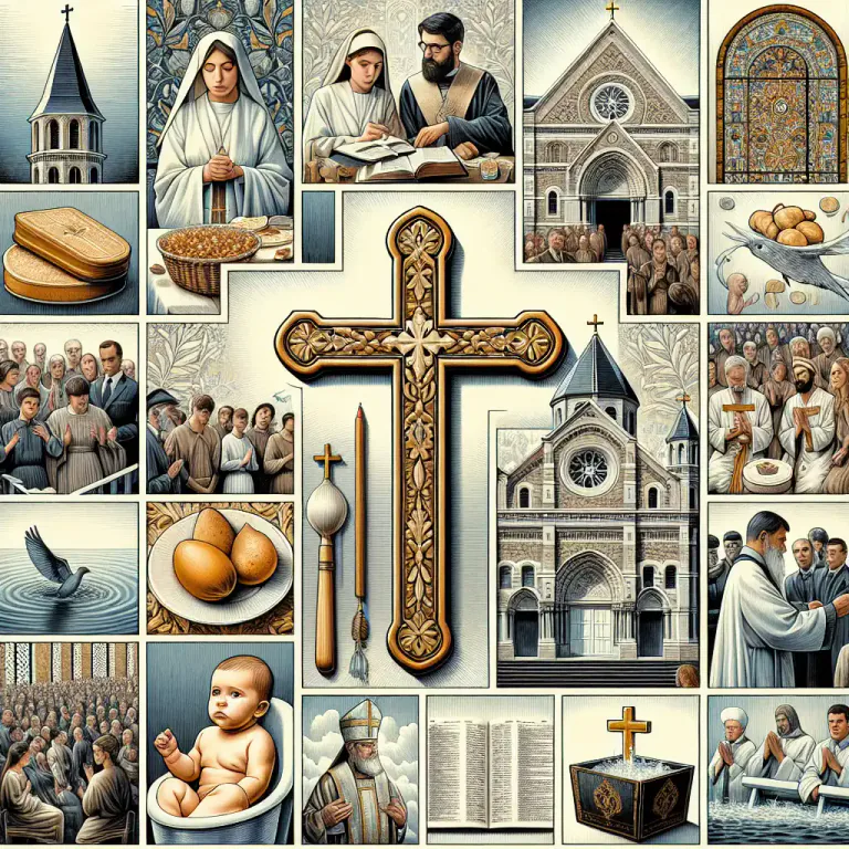 Visual representation of "christendom" - The religious beliefs and practices of Christianity.
