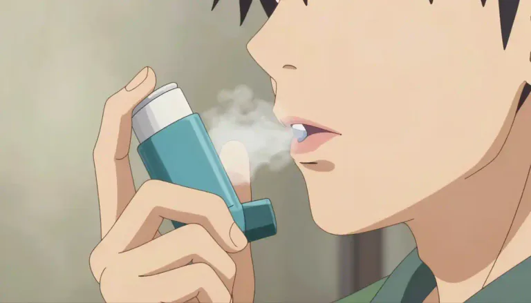 Visual representation of "inhaler" - A device you use to breathe in medicine