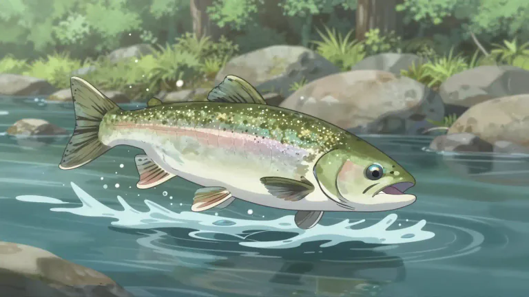 Visual representation of "trout" - A game fish variously of the salmon or pikeperches. It is often regarded as the epitome of game fish.