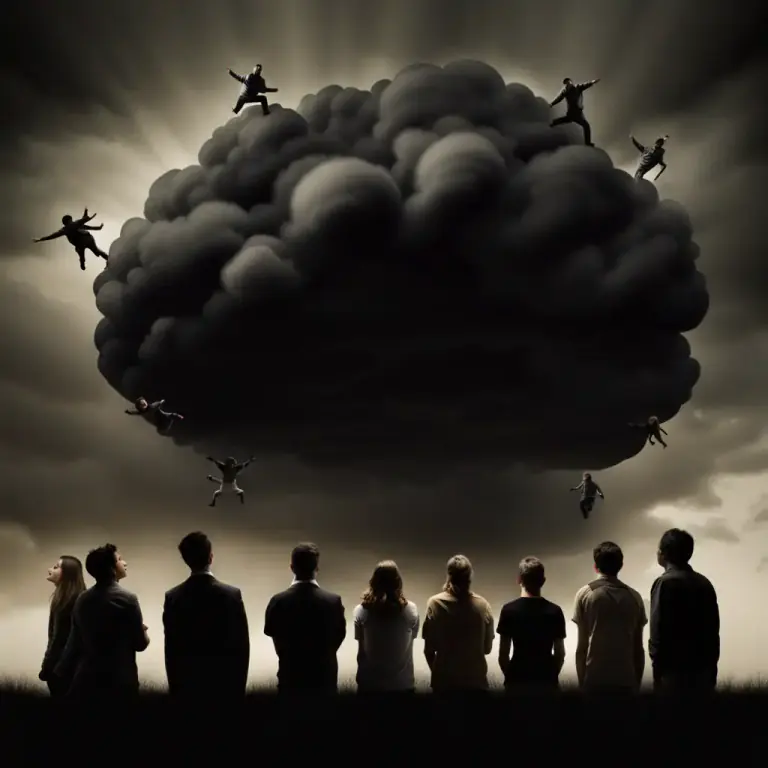 Visual representation of "threat" - A possibility of trouble or danger
