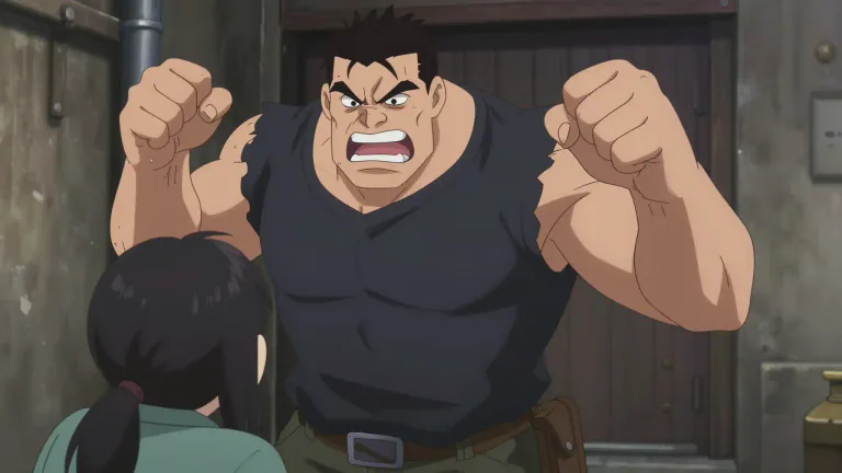 Visual representation of "brute" - Rough, violent or cruel