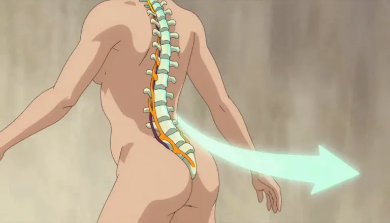 Visual representation of "caudally" - In a direction toward the tail or posterior part of an organism.