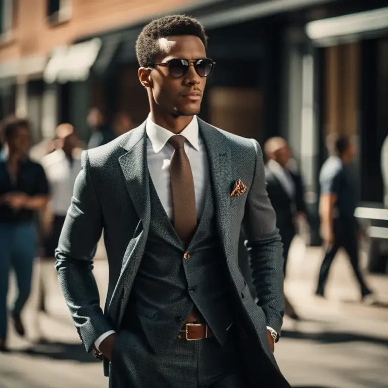 Visual representation of "geezer" - Refers to a confident, stylish and swaggering man