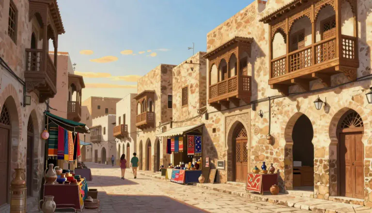 Visual representation of "medina" - A medina is the old, historic center of a city, especially in North Africa, characterized by traditional architecture and narrow streets.