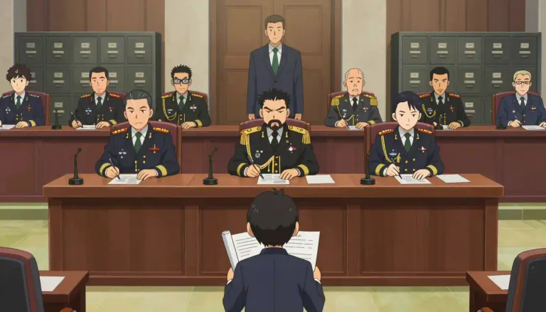 Visual representation of "officialdom" - A group of people who are in important positions in a society, especially in the government.