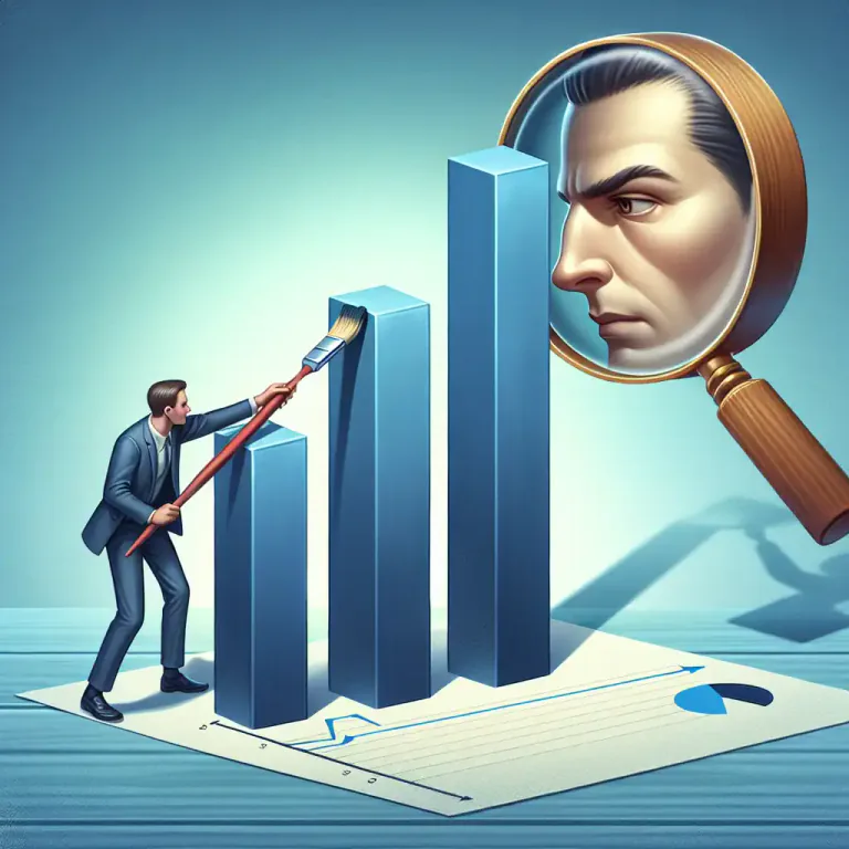 Visual representation of "doctor" - To change something in order to make it appear better, bigger, or worse than it really is.