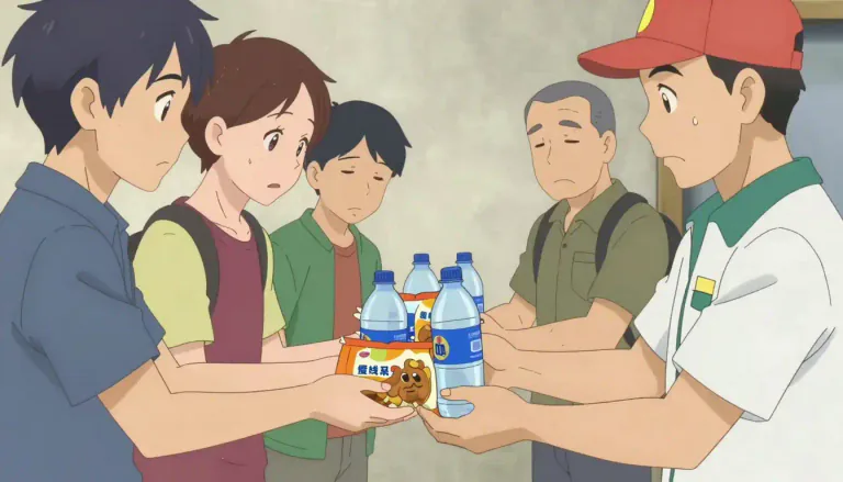Visual representation of "ration" - A fixed amount of something that is given to a person to use.