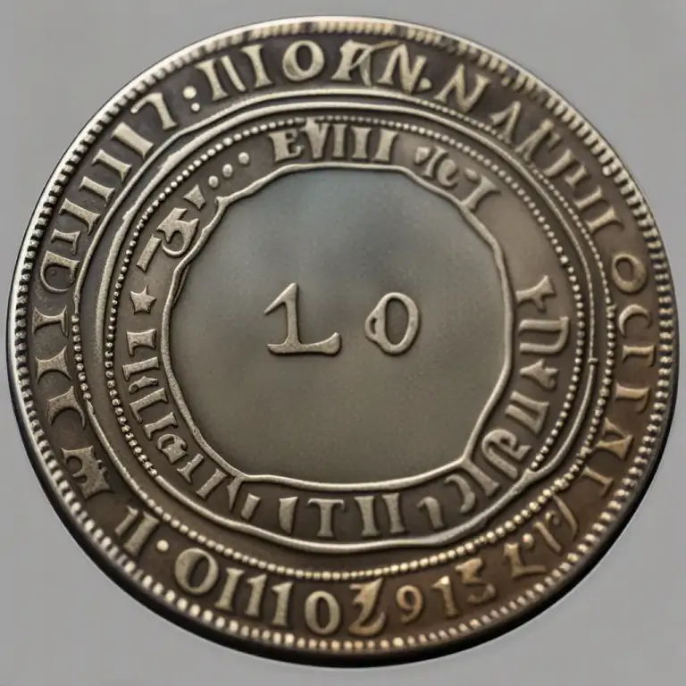 Visual representation of "reverse" - The opposite or facing side, especially of a coin or medal