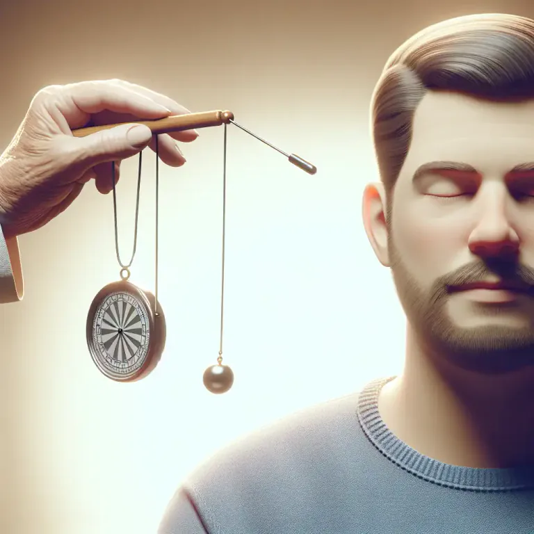Visual representation of "hypnosis" - The method or action of creating a state of hypnosis in someone.
