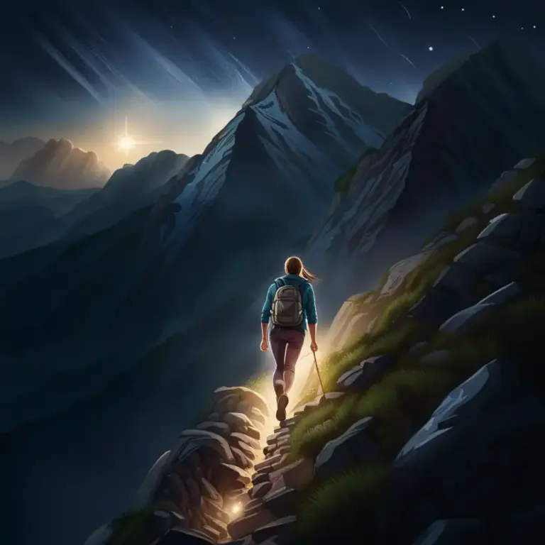 Visual representation of "hold on" - To continue to believe in or adhere to an idea or principle.