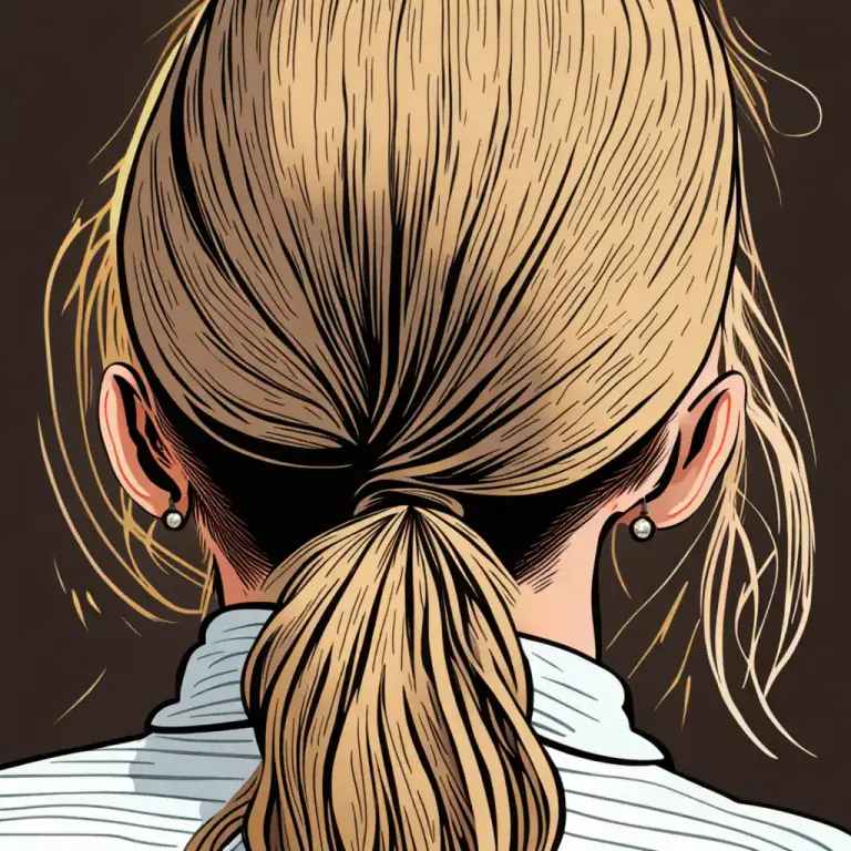 Visual representation of "whorl" - A cluster of hair growing in a circular direction