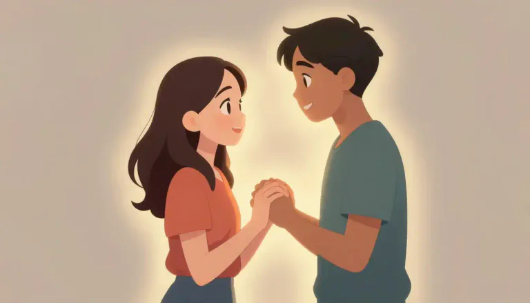 Visual representation of "monogamous" - Being married to or having a relationship with one person at a time