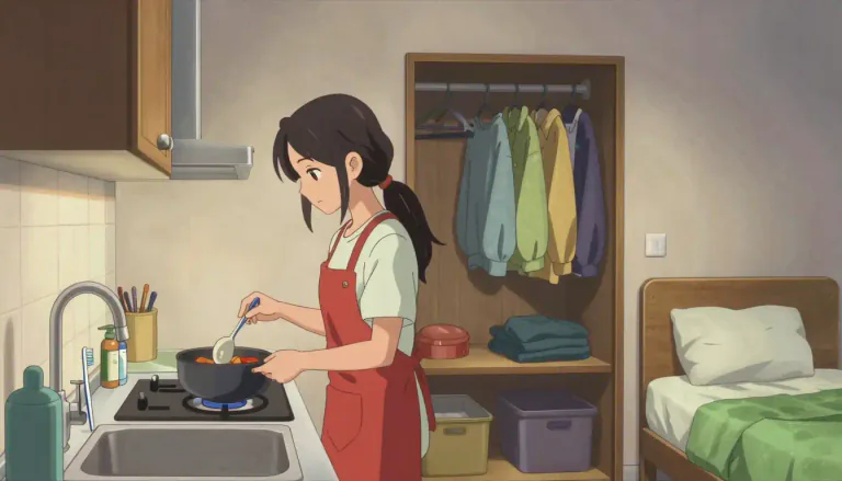 Visual representation of "cohabit" - To live together, usually as a couple, without being married