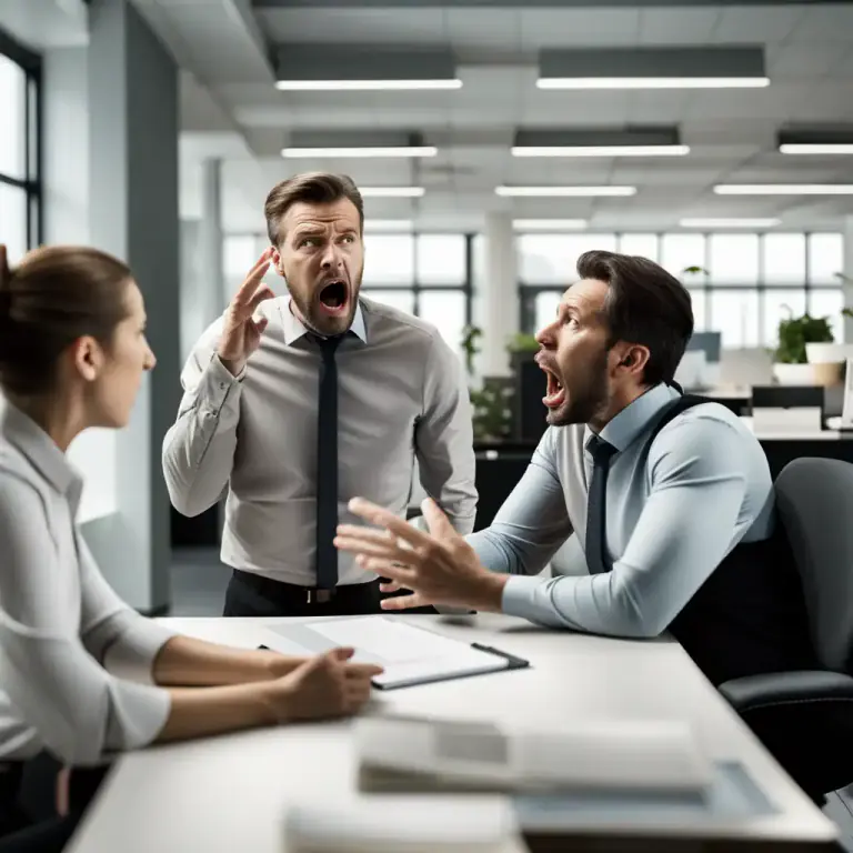 Visual representation of "drama" - Emotional tension or disagreement