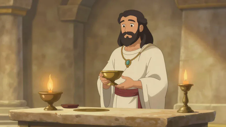 Visual representation of "levite" - A member of the Hebrew tribe of Levi, traditionally set apart for religious duties.