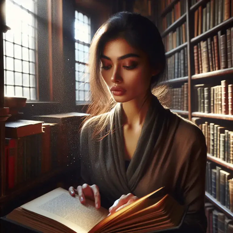 Visual representation of "erudite" - Characterized by extensive reading or knowledge