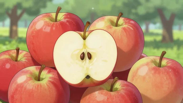 Visual representation of "gala" - Type of apple that is sweet and usually red or yellow