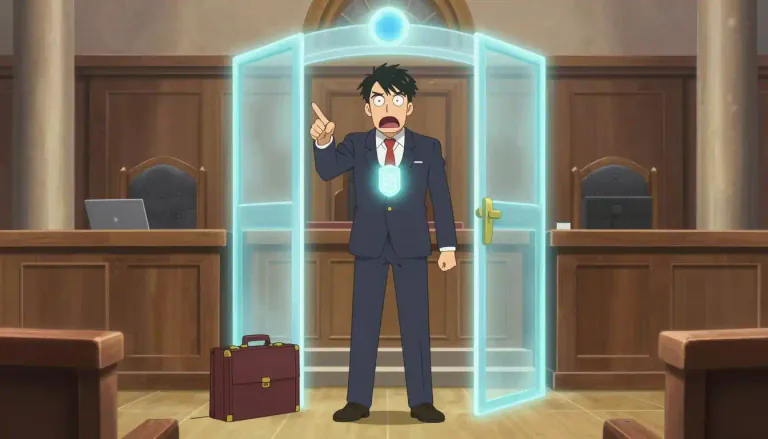 Visual representation of "disbar" - To stop a lawyer from working in law, usually because they have broken the rules.