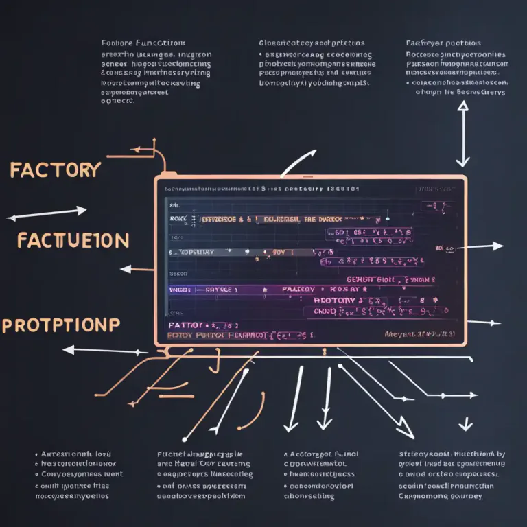 Visual representation of "factory" - In computing, a factory is a kind of function that is used in object-oriented programming.