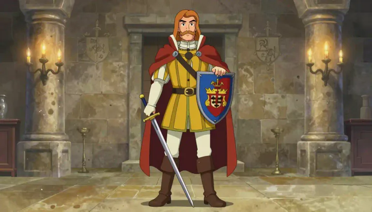 Visual representation of "hidalgo" - A member of the Spanish or Portuguese nobility who ranks below a duke or marquis.