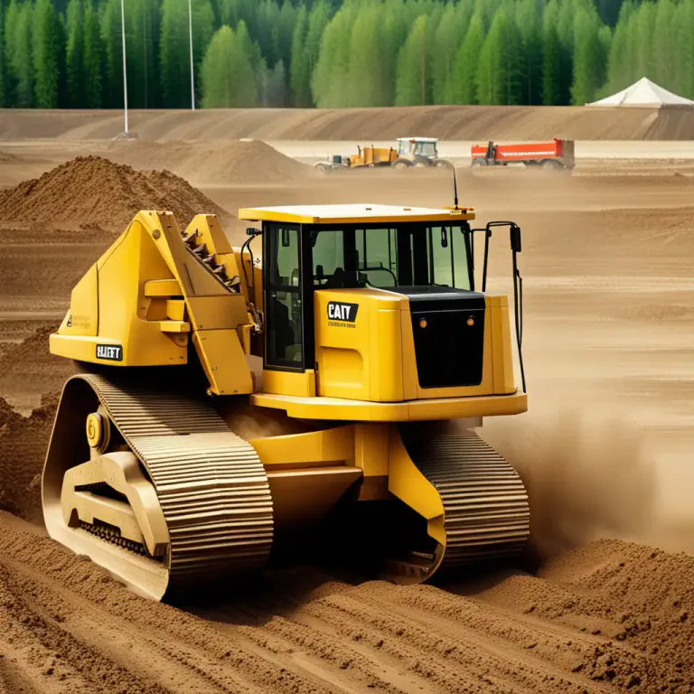 Visual representation of "cat" - Short for caterpillar tractor