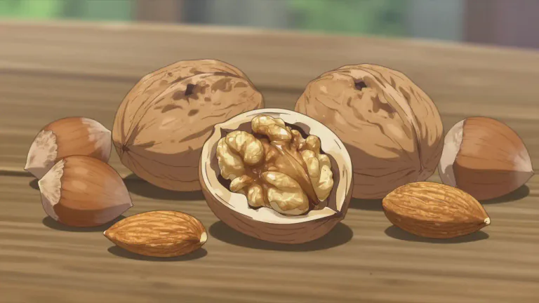 Visual representation of "nut" - The hard-shelled fruit of some plants