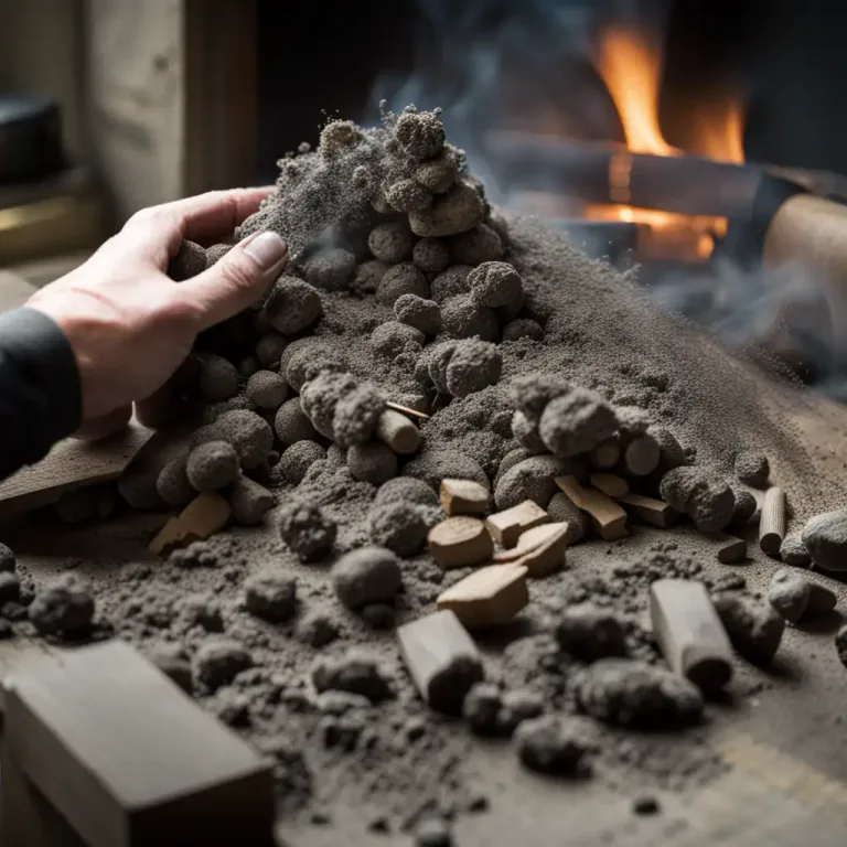 Visual representation of "residue" - In chemistry, it's the substance that remains after a process such as combustion or evaporation.