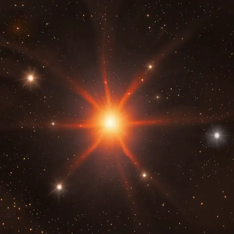 Visual representation of "magnitude" - The degree of brightness of a star