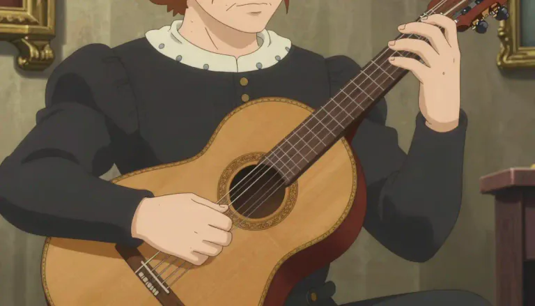 Visual representation of "cittern" - A musical instrument from the Renaissance and Baroque times, similar to a guitar.