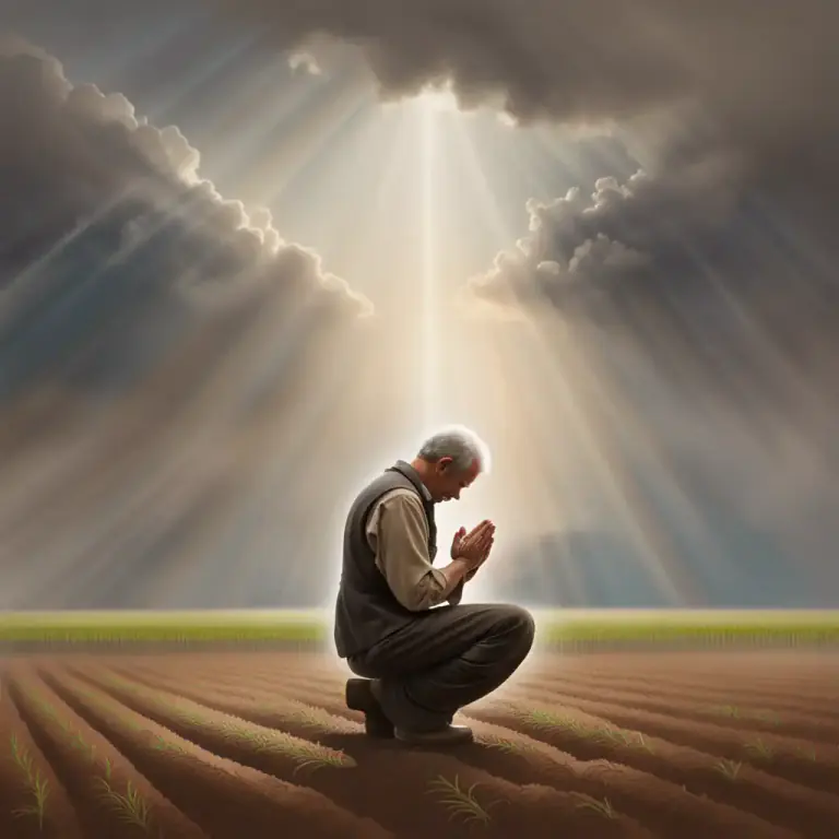 Visual representation of "providential" - Relating to God's intervention or provision