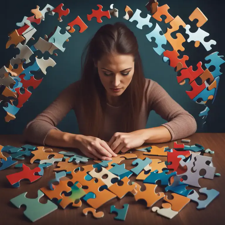Visual representation of "a/one step at a time" - Dealing with things one after the other in a logical order rather than all at once.