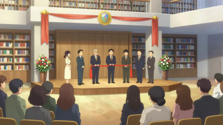 Visual representation of "ceremony" - A formal event or ritual, often public, that marks a special occasion