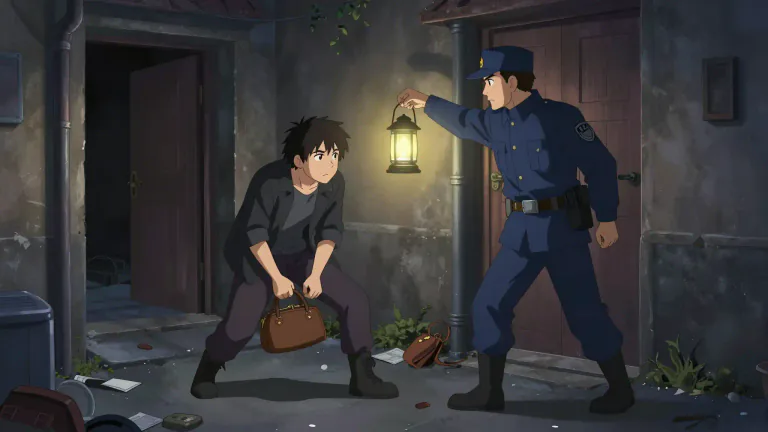 Visual representation of "misdeed" - A bad or illegal action