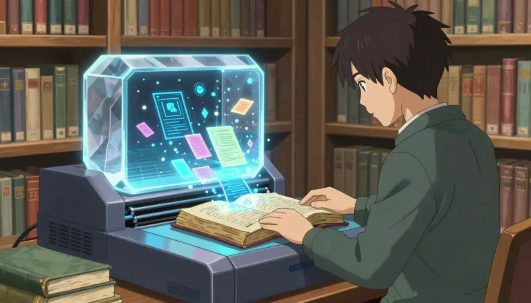 Visual representation of "digitization" - The action of changing something, like information or data, into a digital form.