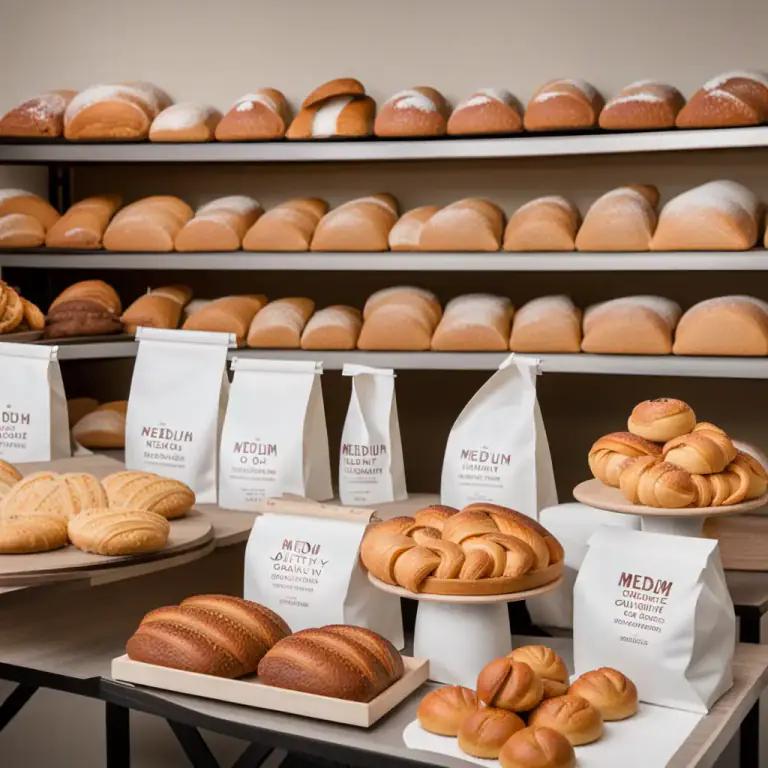 Visual representation of "middling" - A substance or product of medium quality, especially flour.